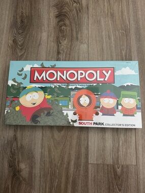 MONOPOLY South Park Collector's Edition Board Game - Blue/Red Box Sealed